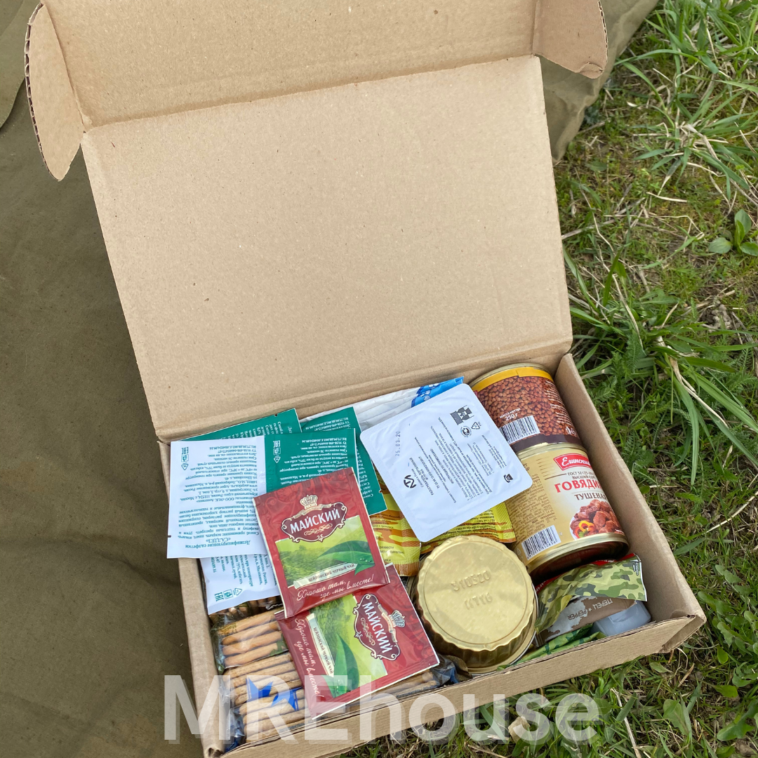 Russian MRE EMERCOM Nuclear Bunker 24 hour military combat ration