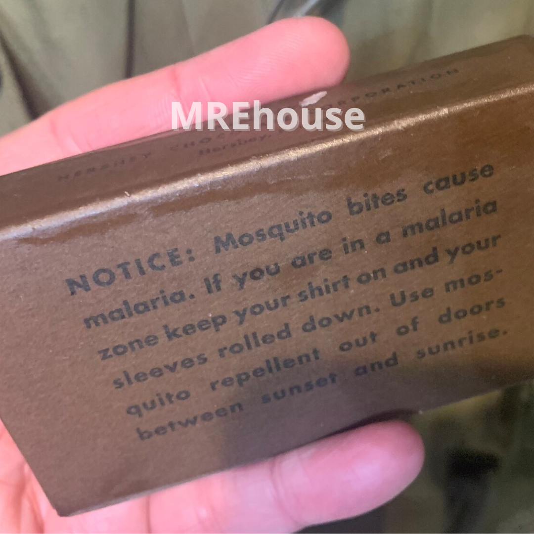 Fully edible reproduction of WWII US Army D Ration