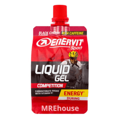 Energy gel - Enervit Sport Competition concentrate 60 ml - cherry with caffeine - MREhouse