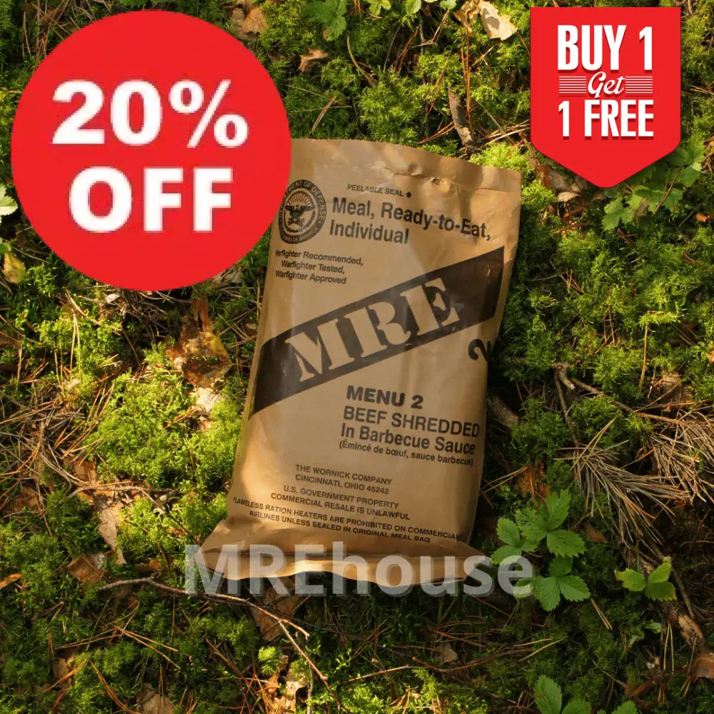 USA MILITARY 2025 MRE MEAL READY TO EAT SET OF 4 - MREhouse