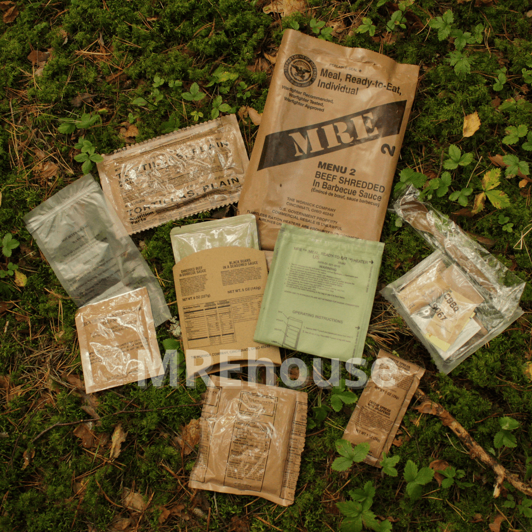 USA MILITARY 2025 MRE MEAL READY TO EAT SET OF 4 - MREhouse