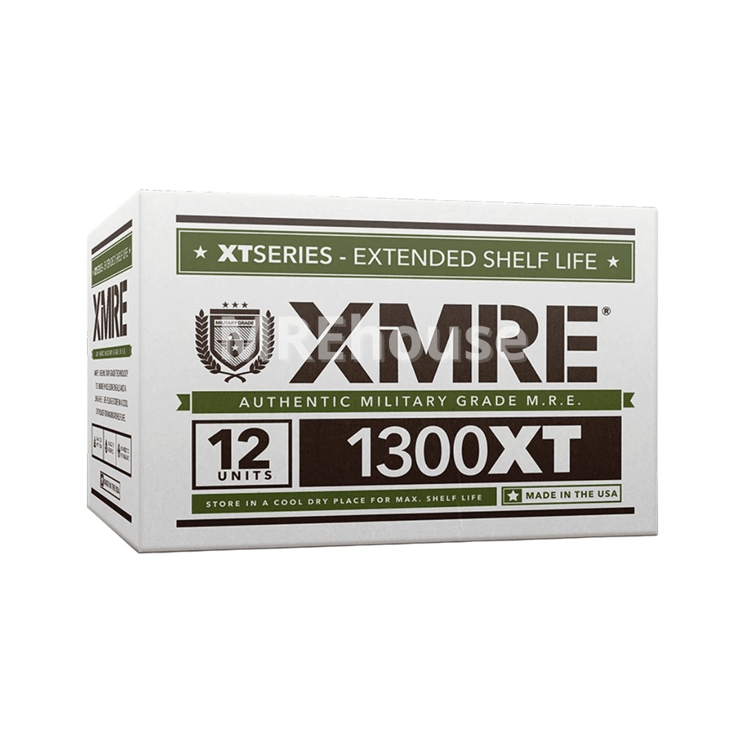 XMRE 1300XT CASE OF 12 MEALS MADE IN USA - MREhouse